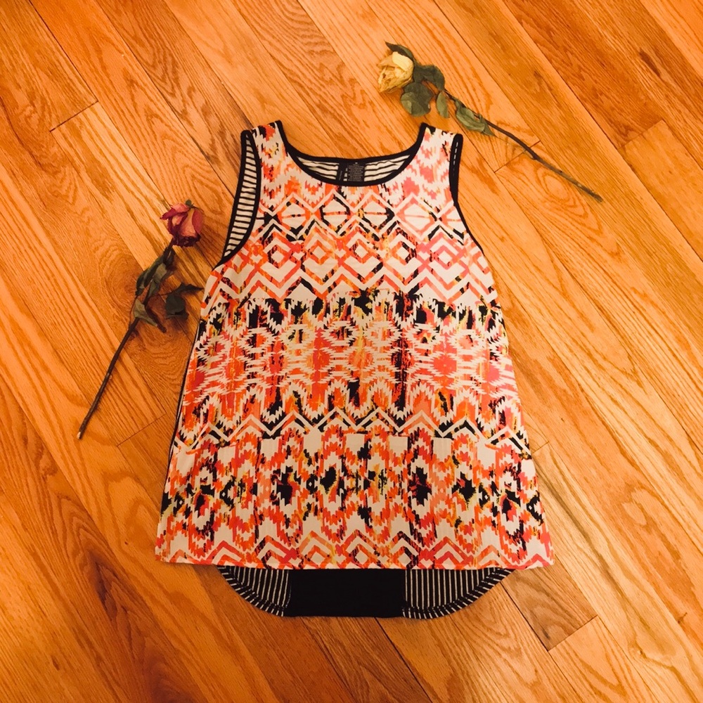 Brightly Patterned Tank Top - Picture 2 of 5